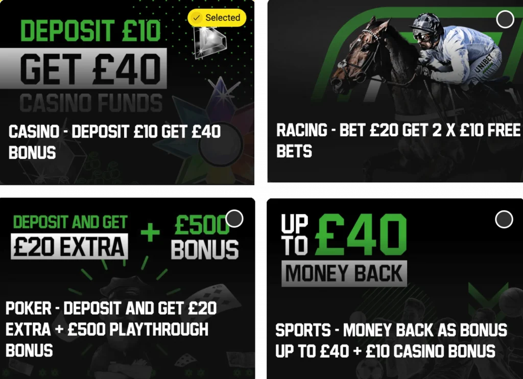 Unibet Bonus